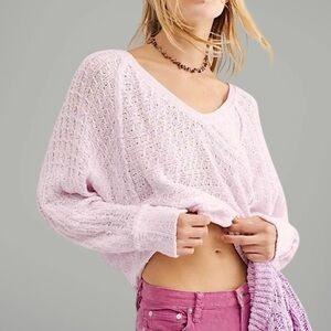 NWOT Free People Thien's Hacci Sweater